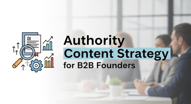 Authority Content Strategy for B2B Founders