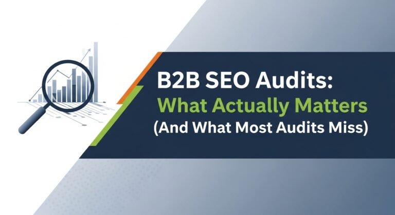 B2B SEO Audits What Actually Matters (And What Most Audits Miss)