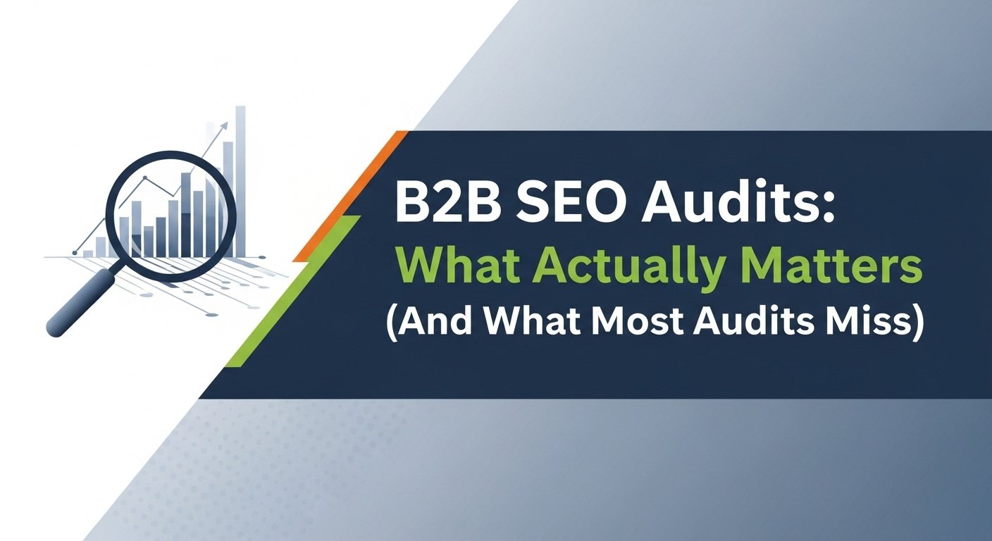 B2B SEO Audits What Actually Matters (And What Most Audits Miss)