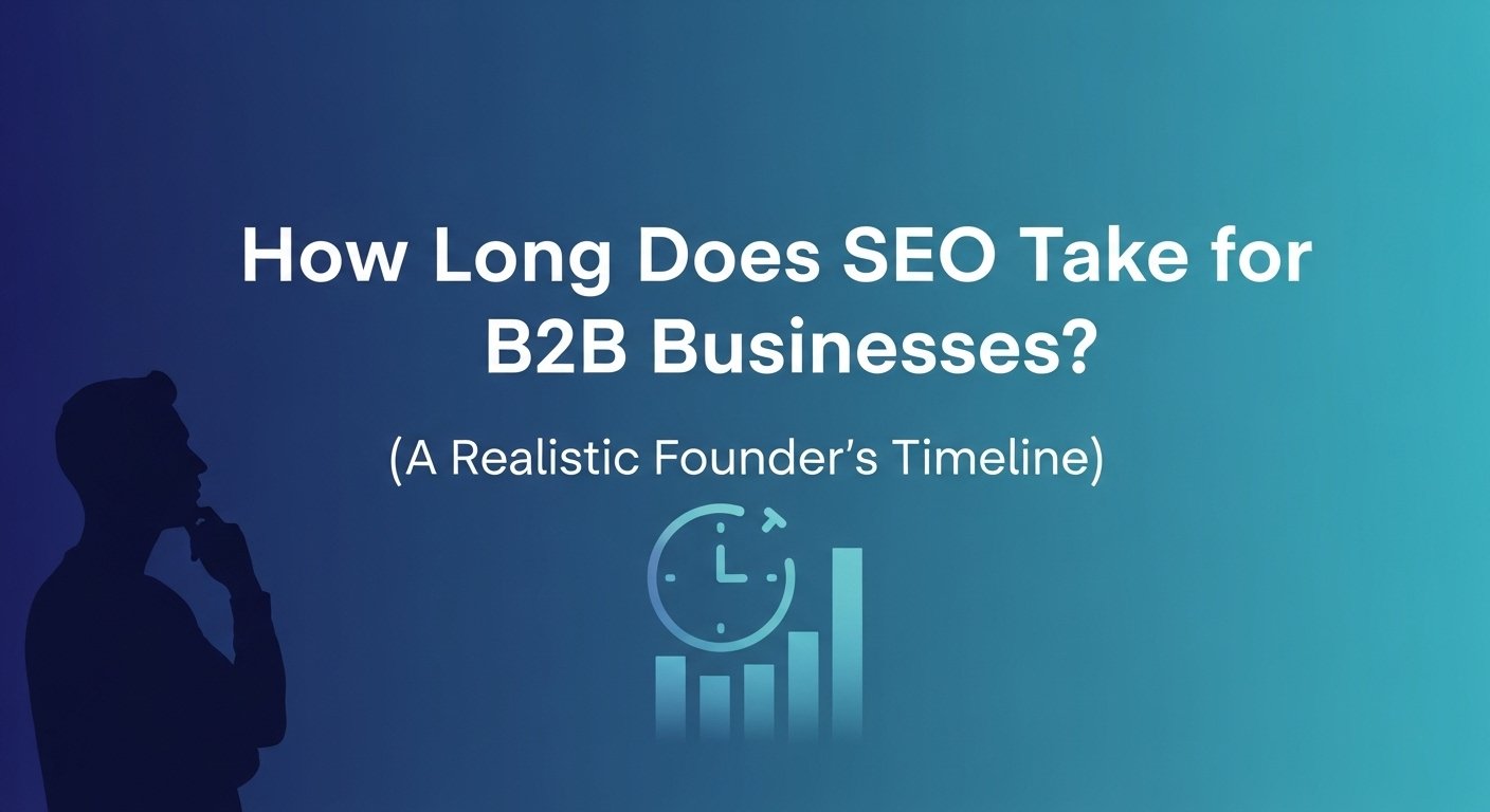 How Long Does SEO Take for B2B Businesses (A Realistic Founder’s Timeline)